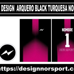 DESIGN ARQUERO BLACK TURQUESA NOR 25