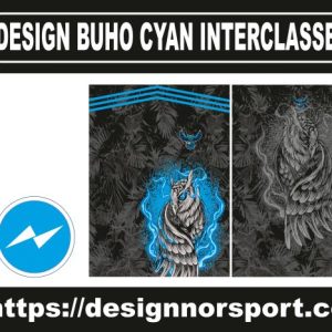 DESIGN BUHO CYAN INTERCLASSE 25