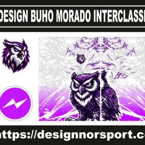 DESIGN BUHO MORADO INTERCLASSE 25