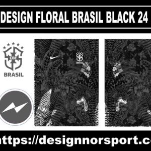 DESIGN FLORAL BRASIL BLACK 24 NOR