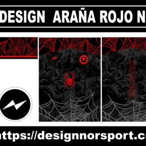 DESIGN ARAÑA ROJO NOR
