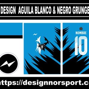 DESIGN AGUILA BLANCO & NEGRO GRUNGE NOR