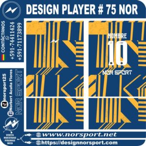 DESIGN PLAYER # 75 NOR