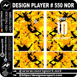 DESIGN PLAYER # 550 NOR