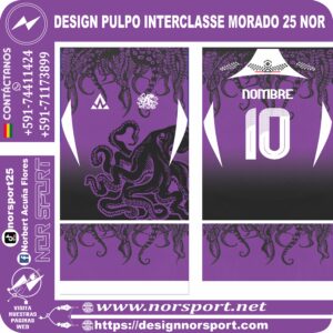 DESIGN PULPO INTERCLASSE MORADO 25 NOR