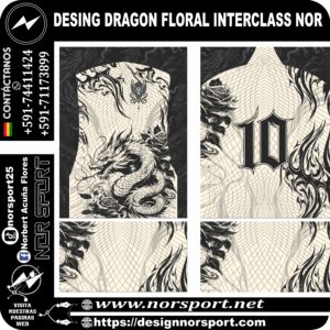 DESING DRAGON FLORAL INTERCLASS NOR