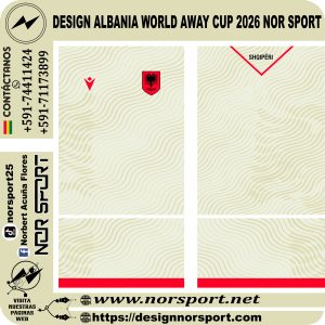 DESIGN ALBANIA WORLD AWAY CUP 2026 NOR SPORT