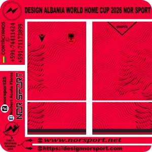 DESIGN ALBANIA WORLD HOME CUP 2026 NOR SPORT