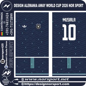 DESIGN ALEMANIA AWAY WORLD CUP 2026 NOR SPORT
