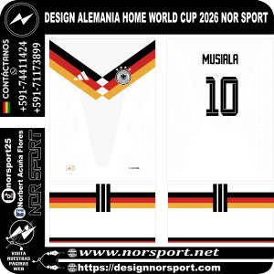DESIGN ALEMANIA HOME WORLD CUP 2026 NOR SPORT