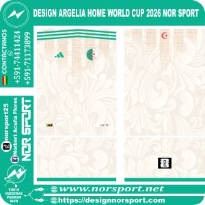 DESIGN ARGELIA HOME WORLD CUP 2026 NOR SPORT