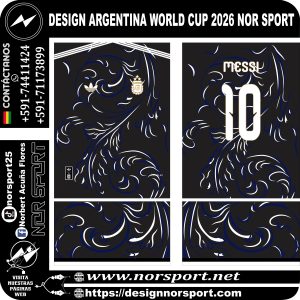 DESIGN ARGENTINA WORLD CUP 2026 NOR SPORT