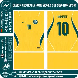DESIGN AUSTRALIA HOME WORLD CUP 2026 NOR SPORT