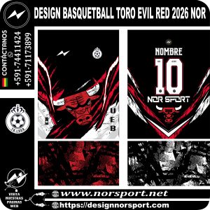 DESIGN BASQUETBALL TORO EVIL RED 2026 NOR