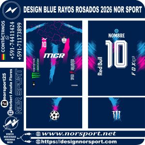 DESIGN BLUE RAYOS ROSADOS 2026 NOR SPORT