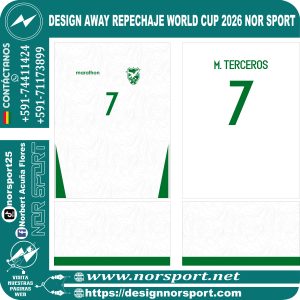 DESIGN BOLIVIA AWAY REPECHAJE WORLD CUP 2026 NOR SPORT
