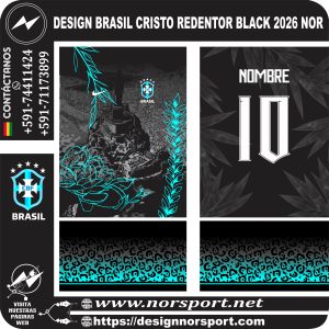 DESIGN BRASIL CRISTO REDENTOR BLACK 2026 NOR