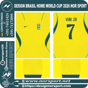 DESIGN BRASIL HOME WORLD CUP 2026 NOR SPORT