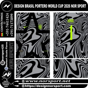 DESIGN BRASIL PORTERO WORLD CUP 2026 NOR SPORT