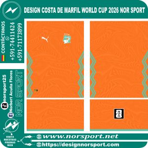 DESIGN COSTA DE MARFIL WORLD CUP 2026 NOR SPORT