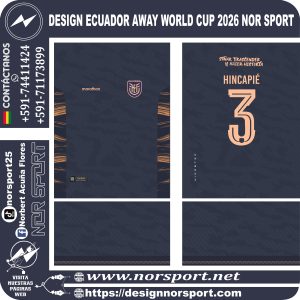 DESIGN ECUADOR AWAY WORLD CUP 2026 NOR SPORT