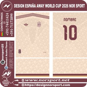 DESIGN ESPAÑA AWAY WORLD CUP 2026 NOR SPORT