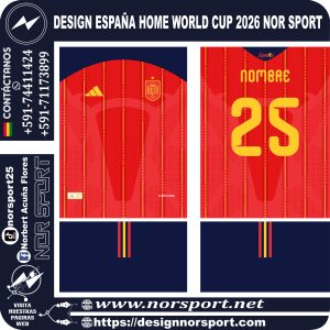 DESIGN ESPAÑA HOME WORLD CUP 2026 NOR SPORT