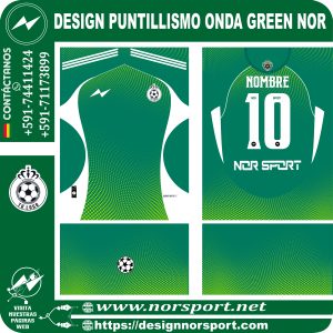 DESIGN PUNTILLISMO ONDA GREEN NOR