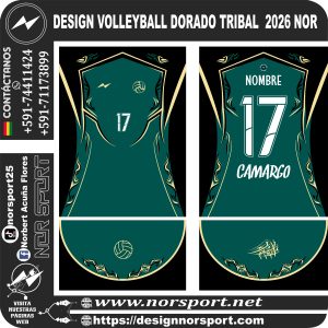 DESIGN VOLLEYBALL DORADO TRIBAL  2026 NOR