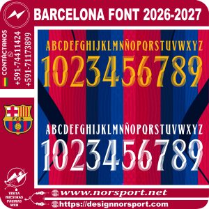 BARCELONA FONT 2026 - 2027