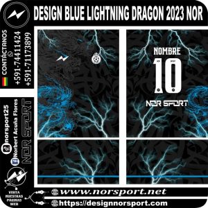 DESIGN BLUE LIGHTNING DRAGON 2023 NOR