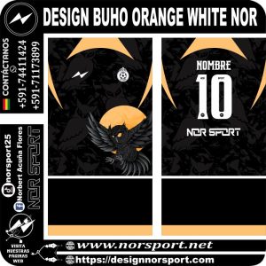 DESIGN BUHO ORANGE WHITE NOR