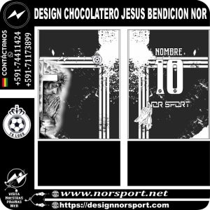 DESIGN CHOCOLATERO JESUS BENDICION NOR
