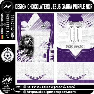 DESIGN CHOCOLATERO JESUS GARRA PURPLE NOR