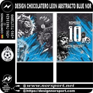 DESIGN CHOCOLATERO LEON ABSTRACTO BLUE NOR