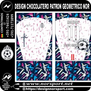 DESIGN CHOCOLATERO PATRON GEOMETRICO NOR