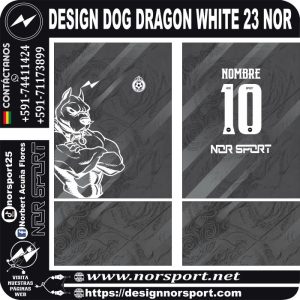 DESIGN DOG DRAGON WHITE 23 NOR