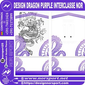 DESIGN DRAGON PURPLE INTERCLASSE NOR