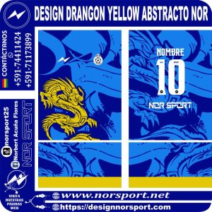 DESIGN DRANGON YELLOW ABSTRACTO NOR