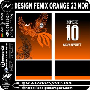 DESIGN FENIX ORANGE 23 NOR