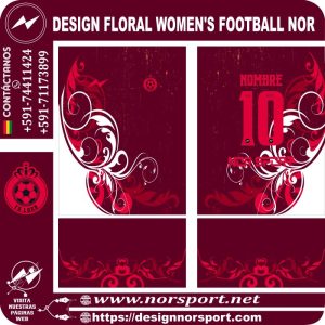 DESIGN FLORAL WOMEN'S FOOTBALL NOR