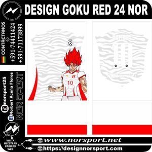 DESIGN GOKU RED 24 NOR