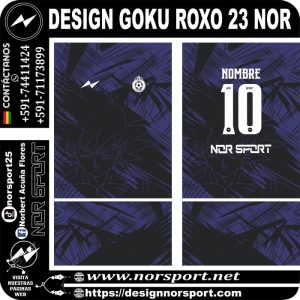 DESIGN GOKU ROXO 23 NOR
