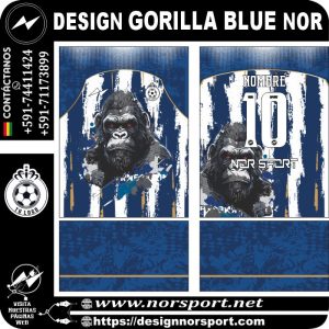 DESIGN GORILLA BLUE NOR