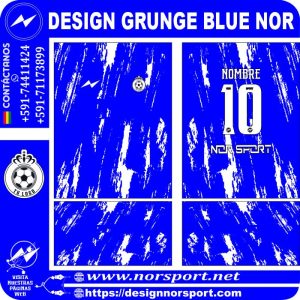 DESIGN GRUNGE BLUE NOR