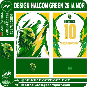 DESIGN HALCON GREEN 26 iA NOR