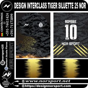 DESIGN INTERCLASS TIGER SILUETTE 25 NOR