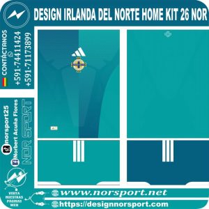 DESIGN IRLANDA DEL NORTE HOME KIT 26 NOR
