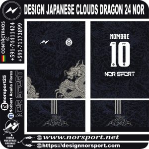 DESIGN JAPANESE CLOUDS DRAGON 24 NOR