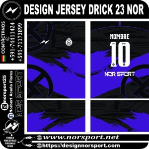 DESIGN JERSEY DRICK 23 NOR